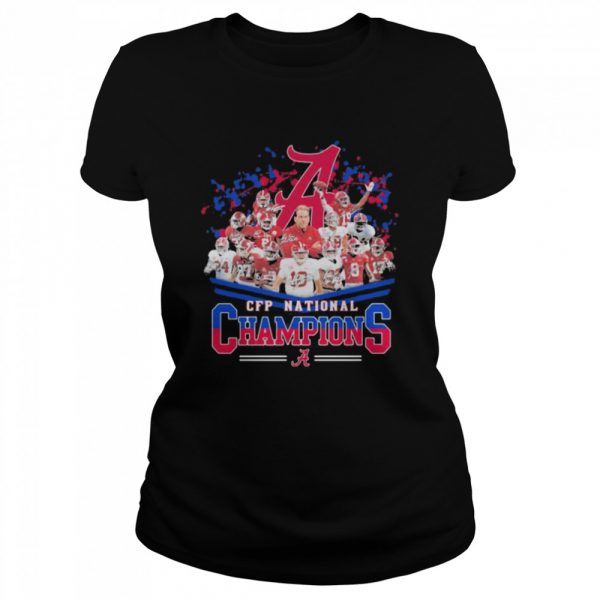 Cfp National Champions Alabama Crimson Tide Football  Classic Women's T-shirt