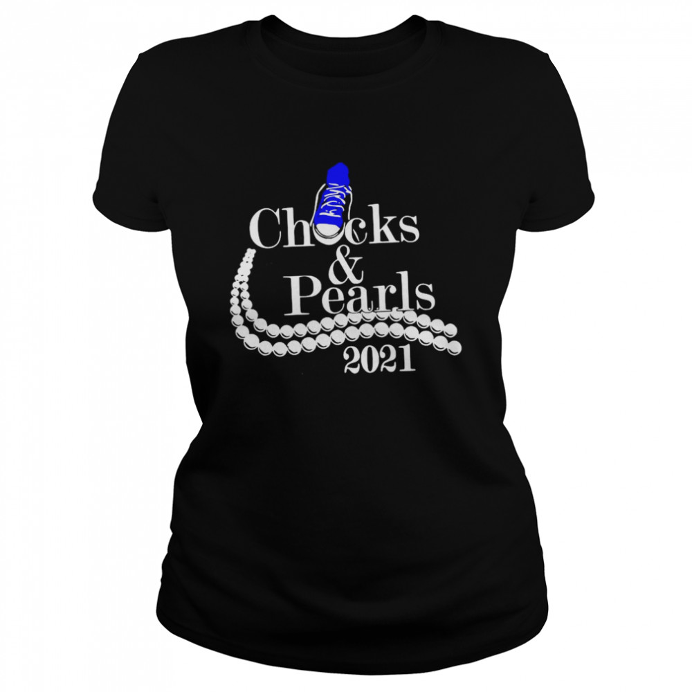 Chucks and pearls 2021 Classic Women's T-shirt