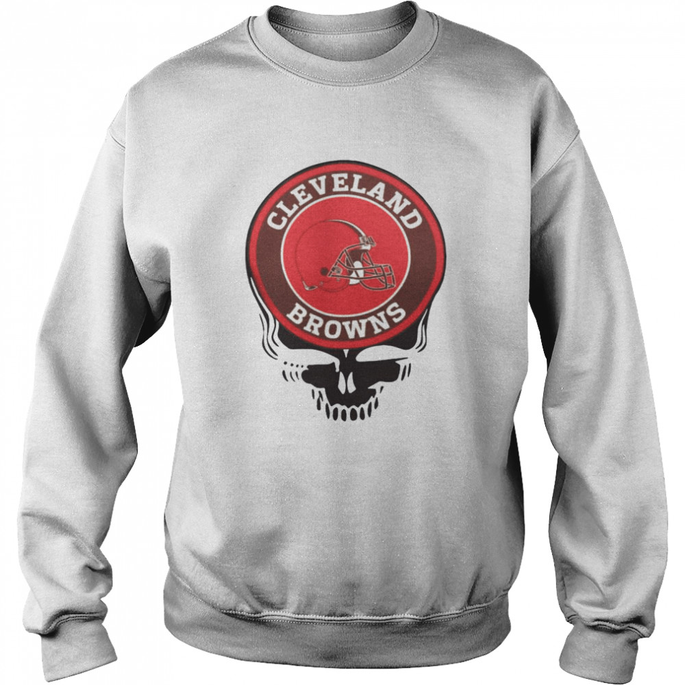 Cleveland Browns Football Skull Unisex Sweatshirt