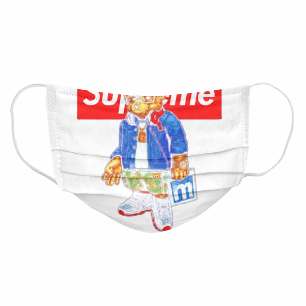 Cool Bear Style Music Supreme Cloth Face Mask