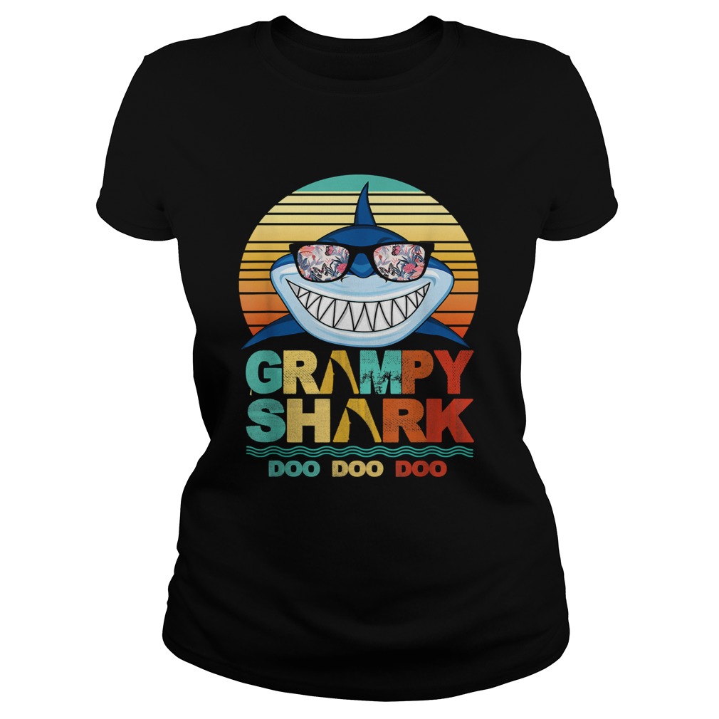 Grampy Shark Doo Doo Doo Wear Sunglasses Vintage Classic Ladies