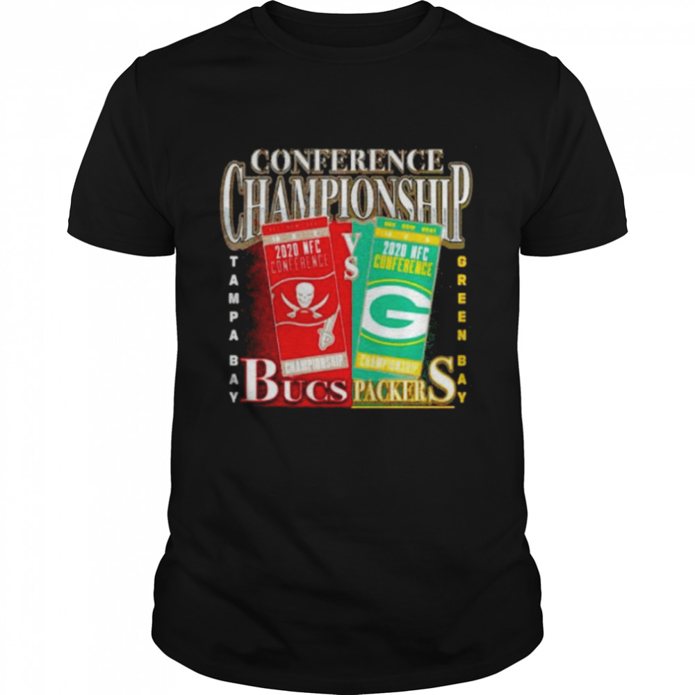 Green Bay Packers vs Tampa Bay Buccaneers 2020 NFC Conference Championship Matchup shirt