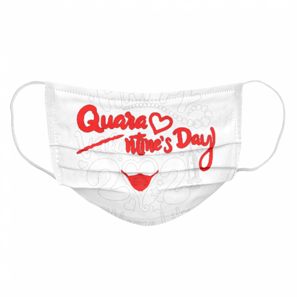 Happy quarantined Valentines Day 2021 Nurse Life Cloth Face Mask