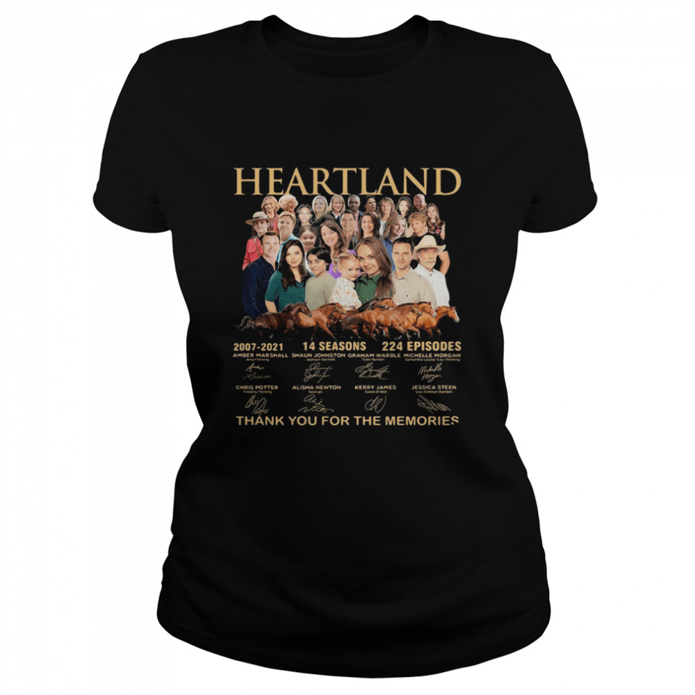 Heartland thank you for the memories signatures Classic Women's T-shirt