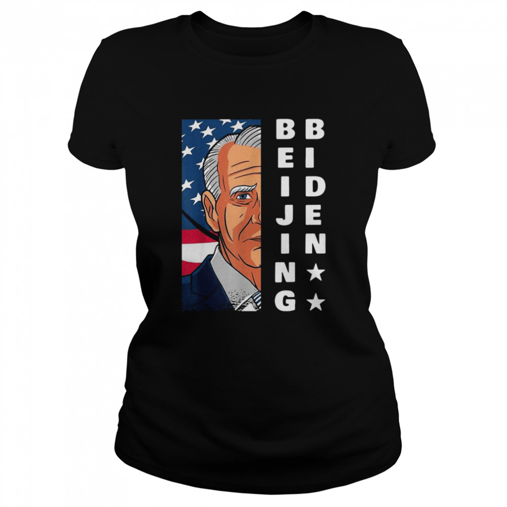 Joe Biden Is Not President American Flag Classic Women's T-shirt