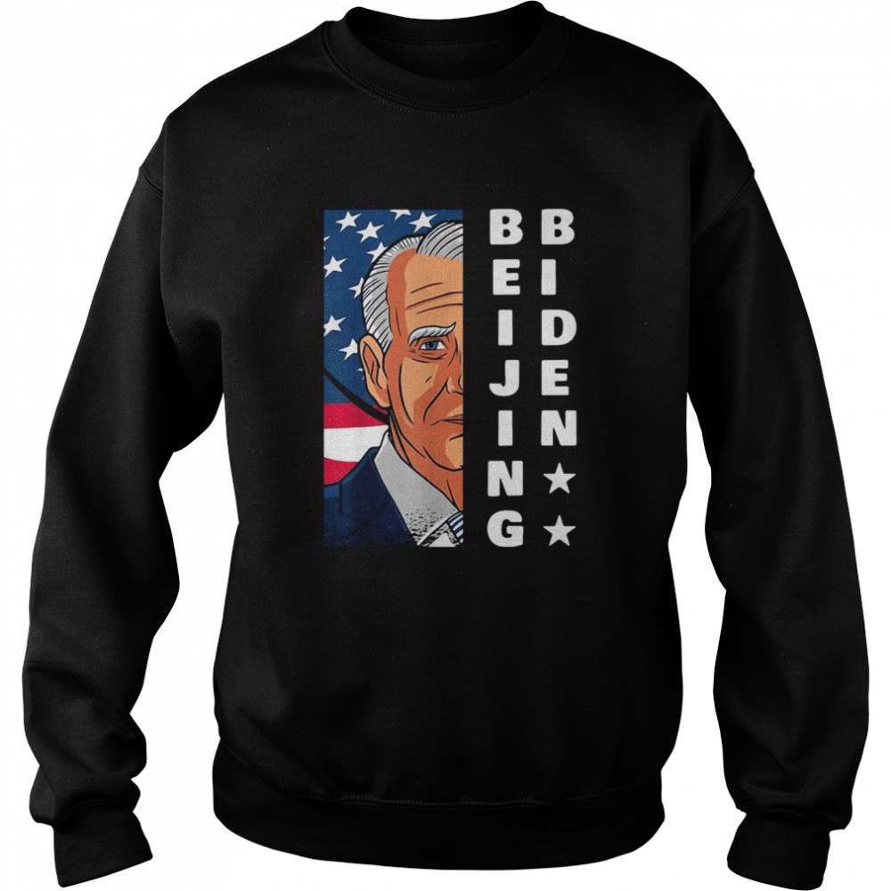 Joe Biden Is Not President American Flag Unisex Sweatshirt