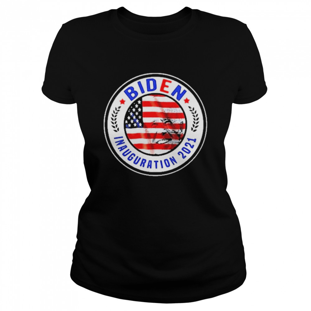 Joe biden inauguration day 2021 american flag Classic Women's T-shirt