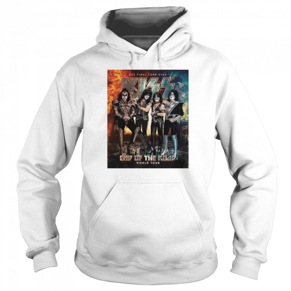 Kiss Band end of the Road world Tour 2021 Unisex Hoodie