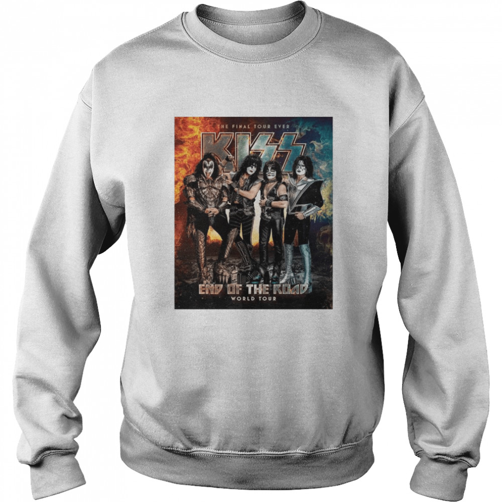 Kiss Band end of the Road world Tour 2021 Unisex Sweatshirt