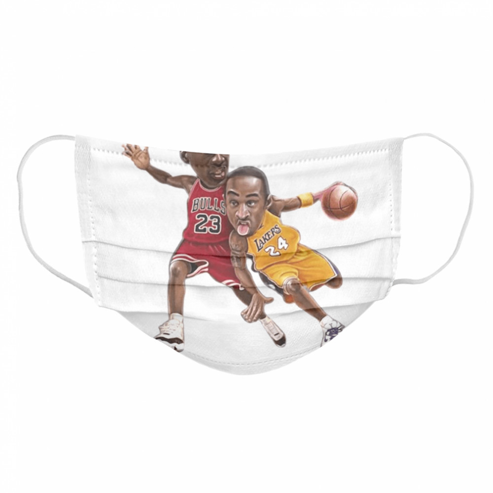 Lebra James and Kobe Bryant Cloth Face Mask