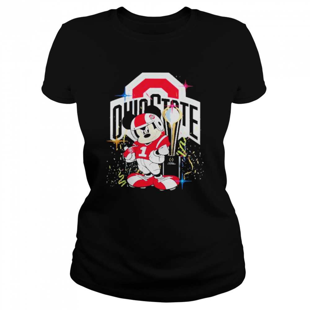 Mickey mouse CFP National Championship Ohio State 24 52 Alabama Classic Women's T-shirt