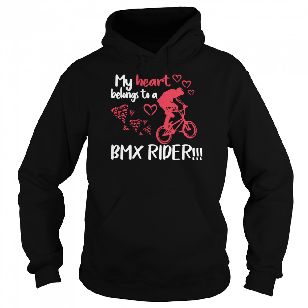 My Heart Belong To A Bmx Rider Unisex Hoodie