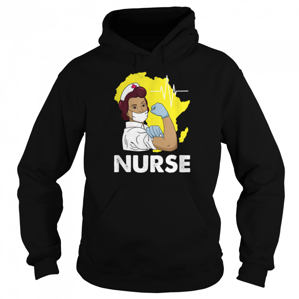 Nurse African American Nursing Practitioner Melanin Apparel Unisex Hoodie