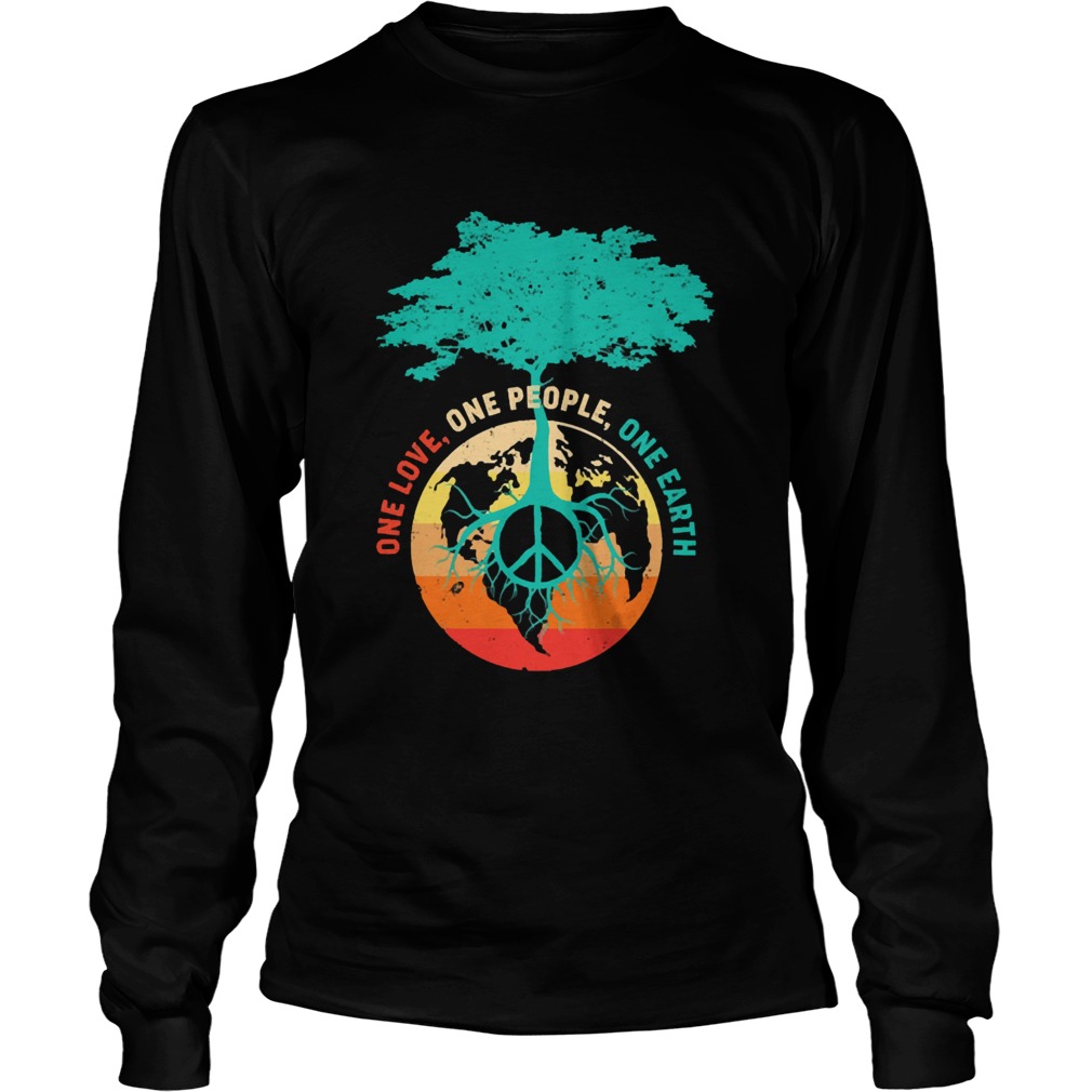 One love one people one earth Long Sleeve