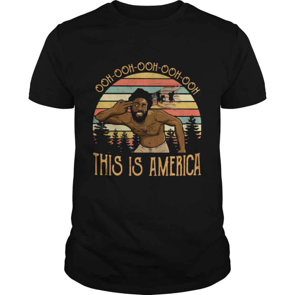 Ooh - Ooh - Ooh This Is American Shot Head American Flag Vintage shirt