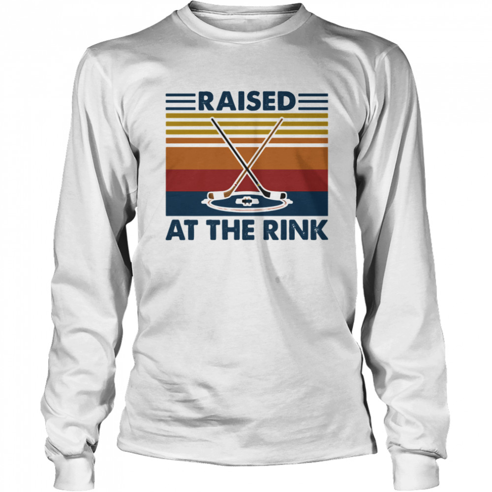 Raised A The Rink Golf Ball Vintage Long Sleeved T-shirt