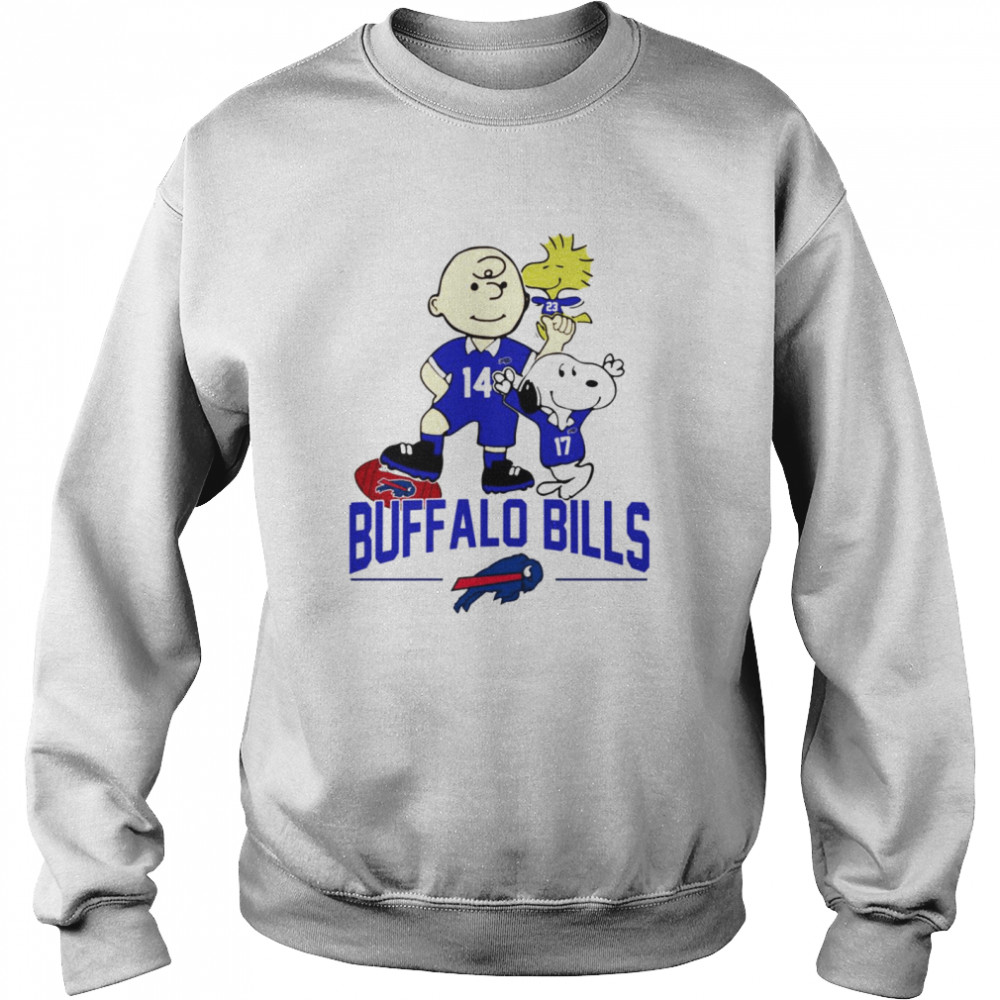 Snoopy and Charlie Brown Buffalo Bills Unisex Sweatshirt