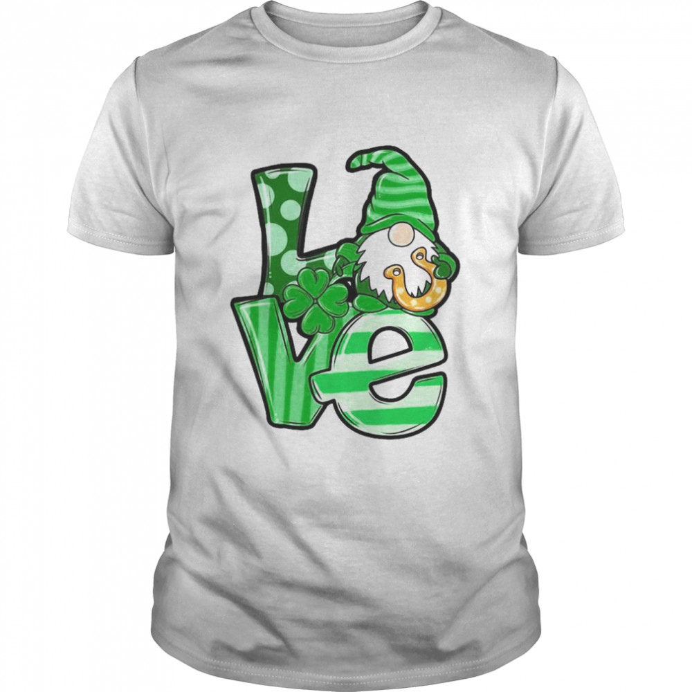 St.Patrick’s Day Gnome love hooves shirt