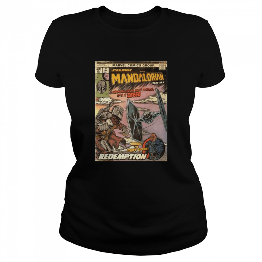 Star Wars The Madalorian Redemption Poster Classic Women's T-shirt