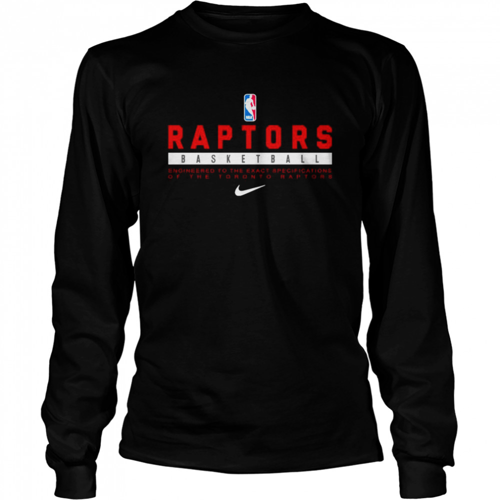 Toronto Raptors Basketball engineering to the exact specifications of the Toronto Raptors Long Sleeved T-shirt