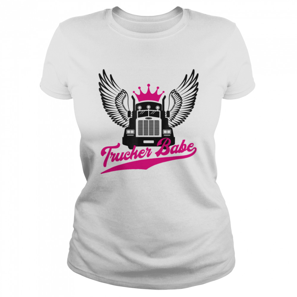 Trucker Babe Female Truck Classic Women's T-shirt