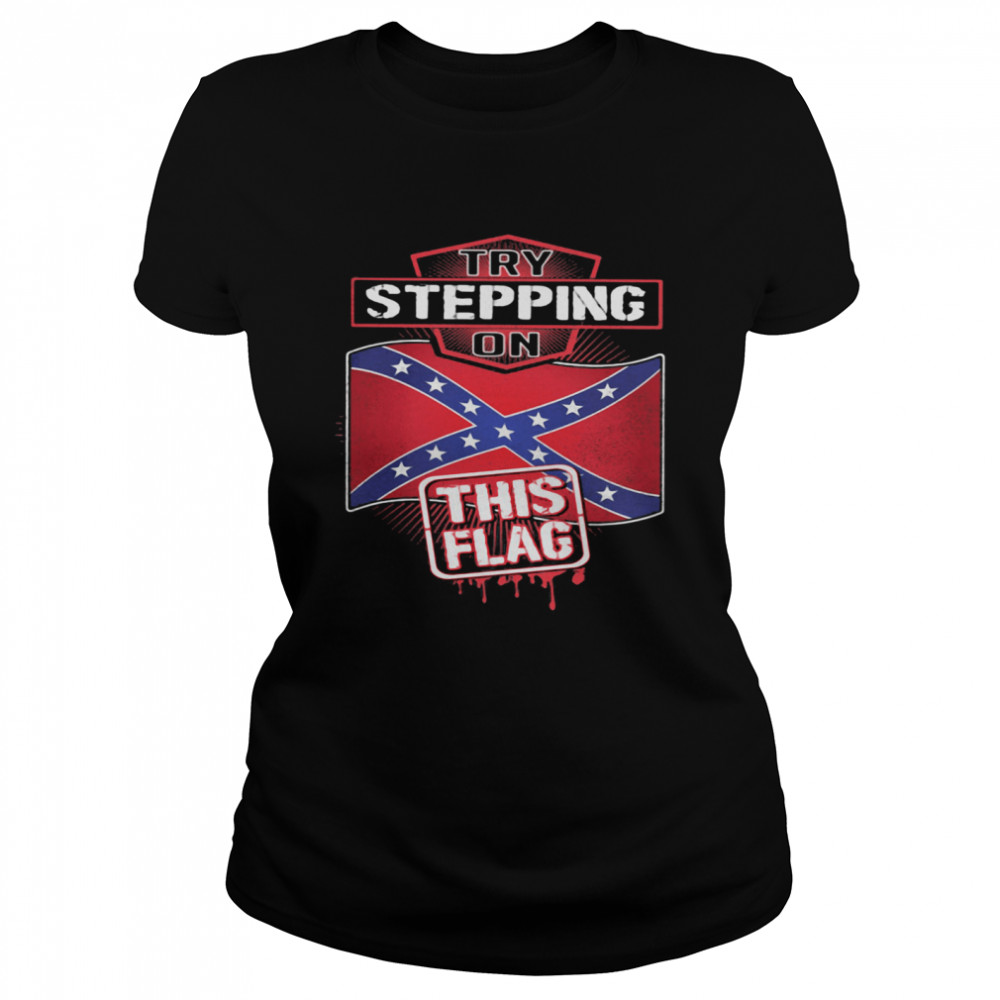Try Stepping On This Novorossiya Flag Classic Women's T-shirt