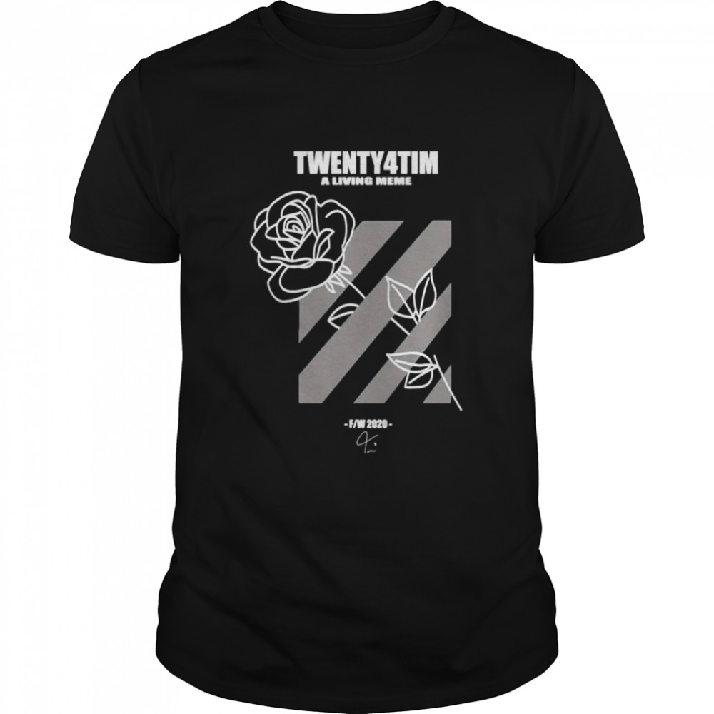 Twenty4tim shop merch rose shirt