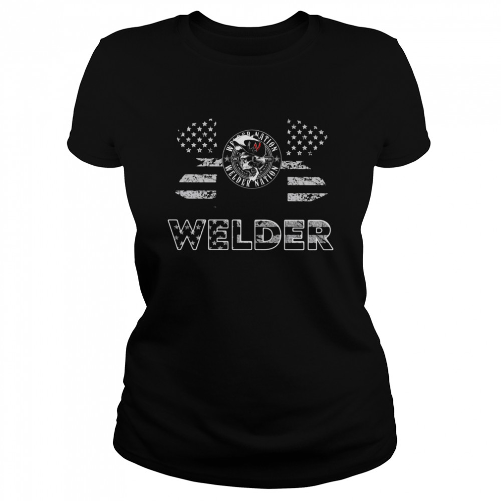 Under Armour Welder American Flag Classic Women's T-shirt