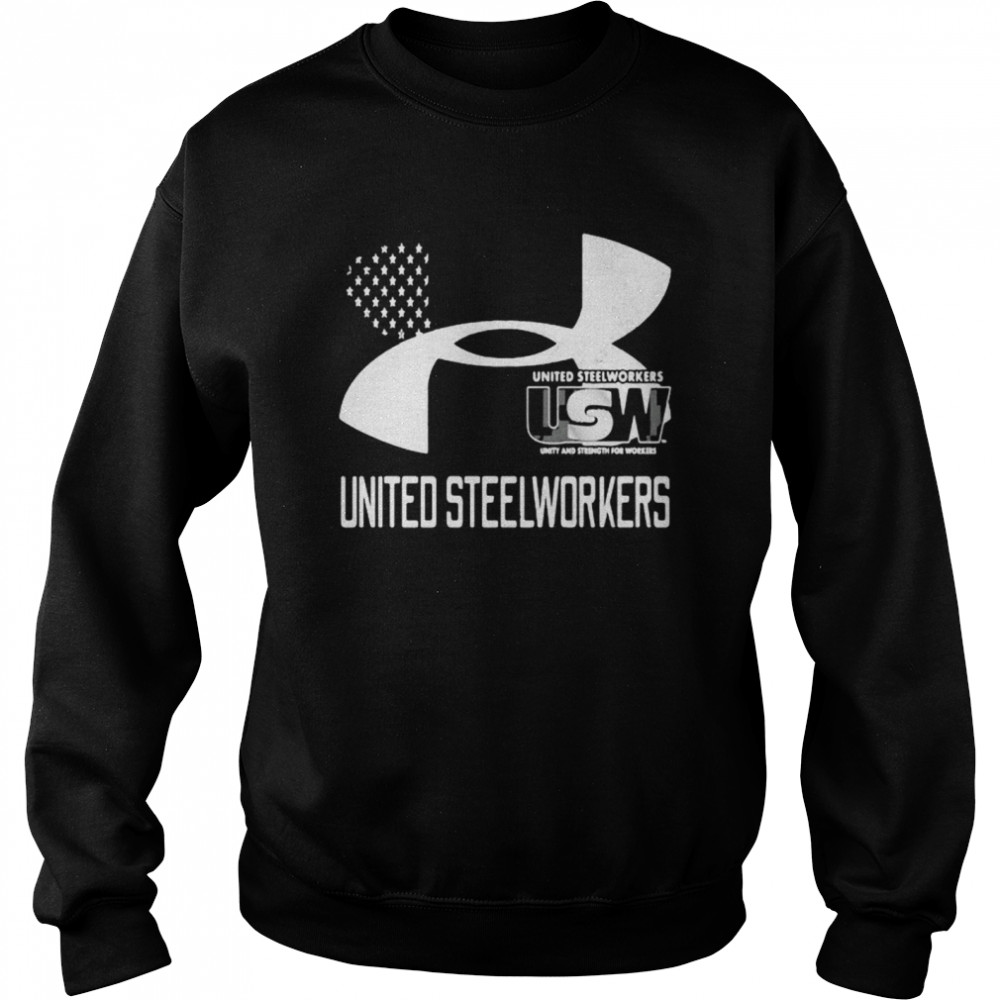 United Steelworkers Unity And Strength For Workers Flag Unisex Sweatshirt