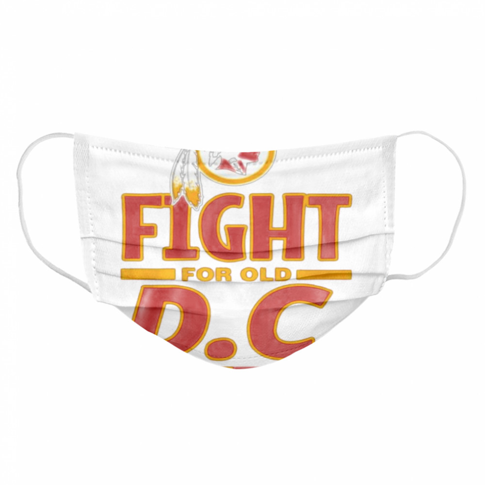 Washington Redskins Fight for old DC Cloth Face Mask