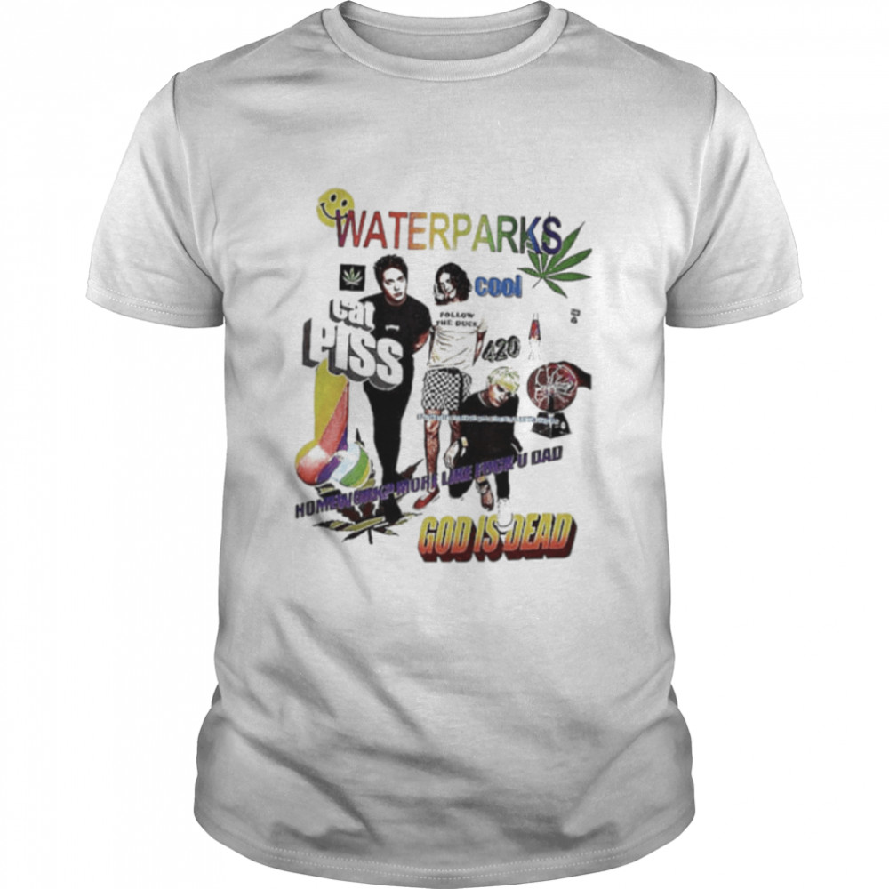 Waterparks cat piss God is dead Classic Men's T-shirt