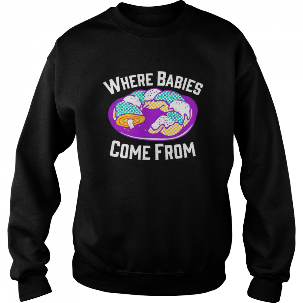 Where babies come from cake Unisex Sweatshirt