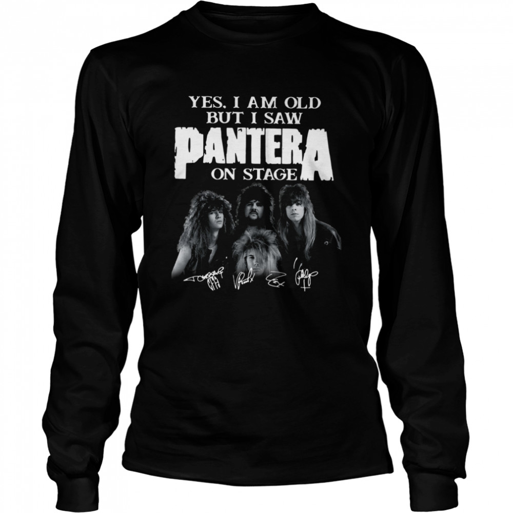 Yes I Saw Panther On Stage Long Sleeved T-shirt