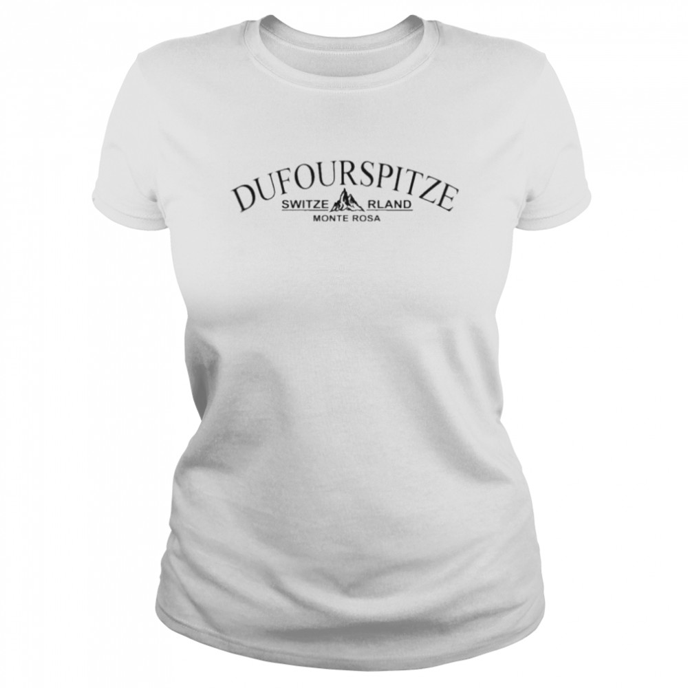 dufourspitze switzerland monterosa Classic Women's T-shirt