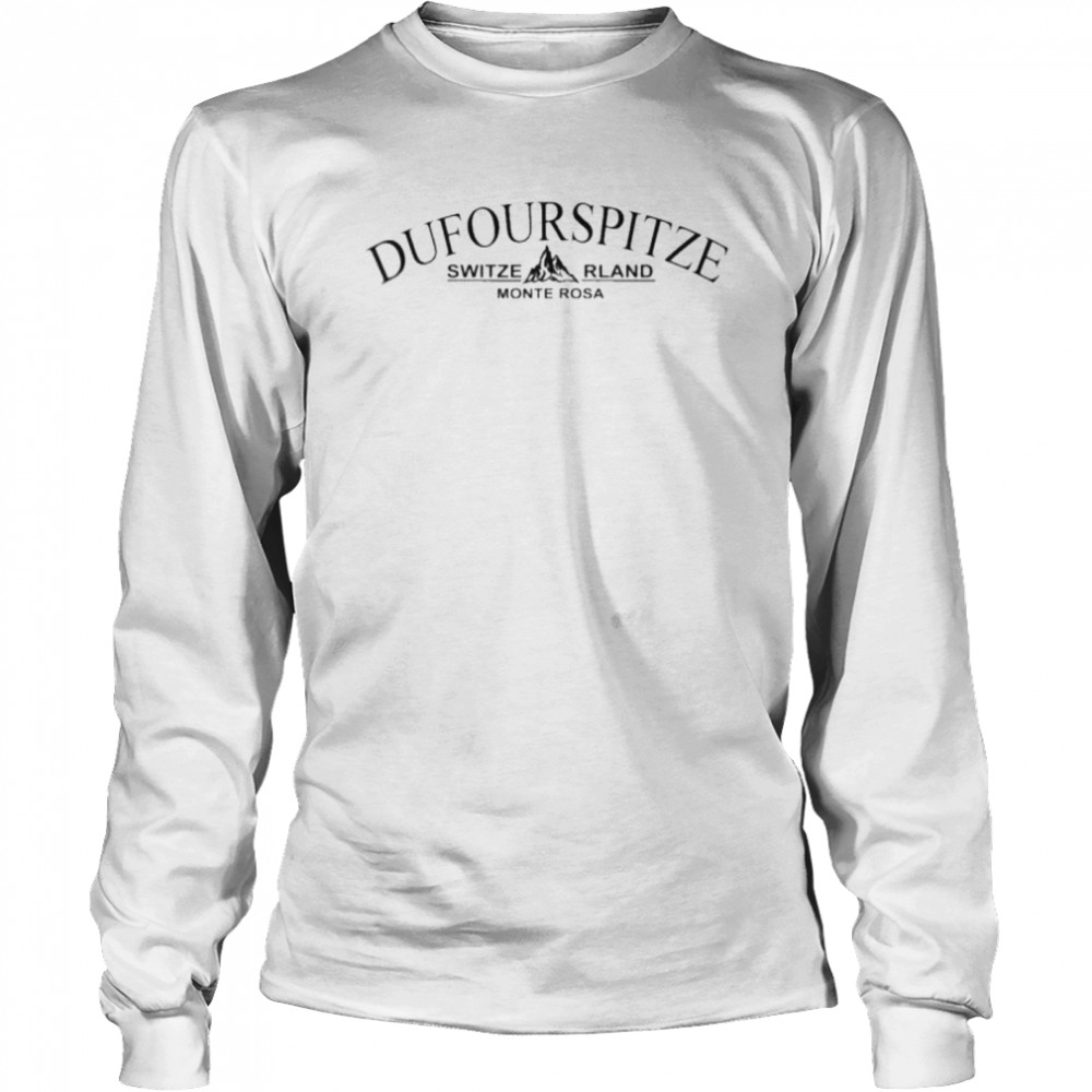 dufourspitze switzerland monterosa Long Sleeved T-shirt