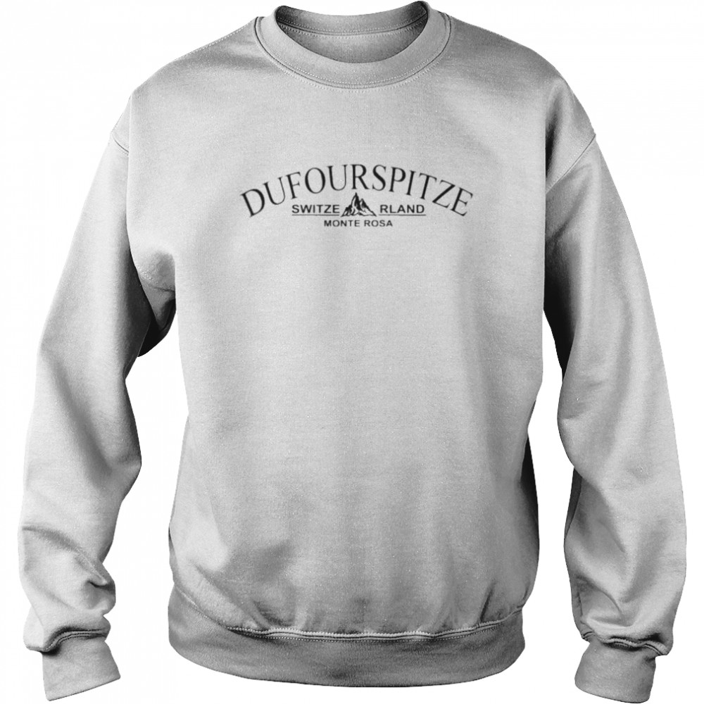 dufourspitze switzerland monterosa Unisex Sweatshirt