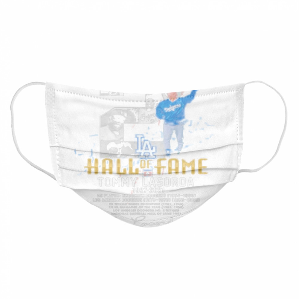 hall of fame tommy lasorda 1927 2021 thank you for the memories Cloth Face Mask