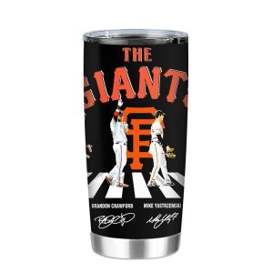 The giants abbey road brandon belt and brandon crawford and mike yastrzemski and buster posey Tumbler