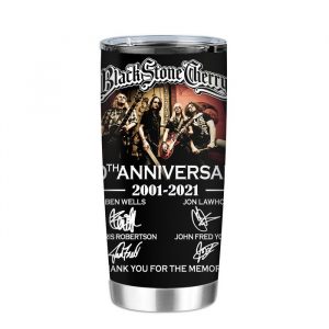 Black stone cherry 20th anniversary 2001 2021 thank you for the memories Tumbler