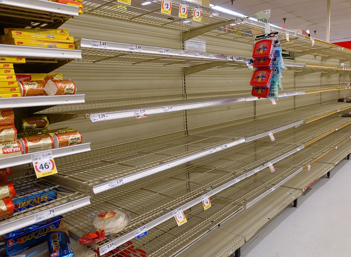 Here’s why grocery stores are struggling to stock their empty shelves