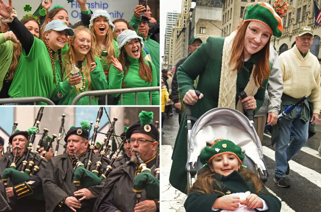 Sea of green in NYC as St. Patrick’s Day Parade returns