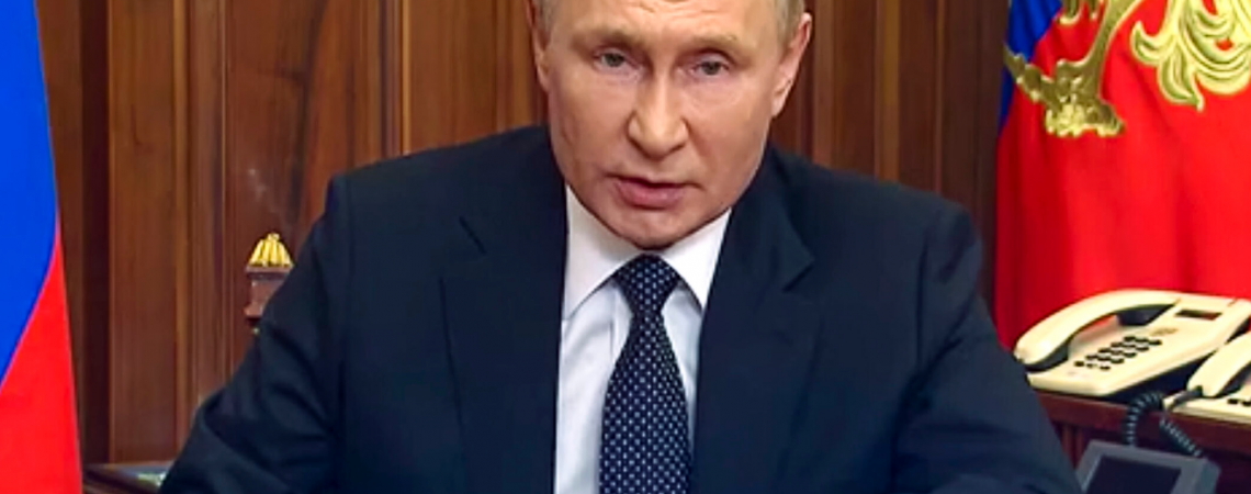 Putin announces a partial military mobilization for Russian citizens