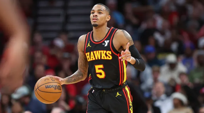 Hawks guard Dejounte Murray has been linked to the Lakers ahead of the 2024 NBA trade deadline.