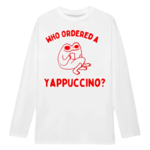 Frog who ordered a yappachino LongSleeve