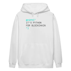 Print it’s python for blockchain Hoodie