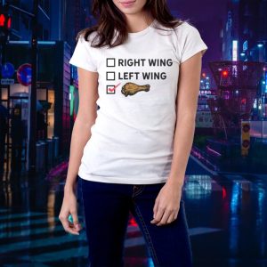 Right Wing Left Wing Chicken Wing Voter Ladies Tee