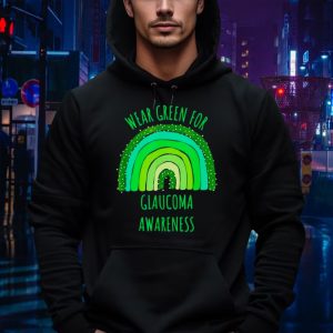 Wear green for glaucoma awareness month Hoodie