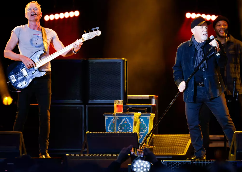 Review: Billy Joel and Sting light up Petco Park on a cool, sometimes wet Saturday night