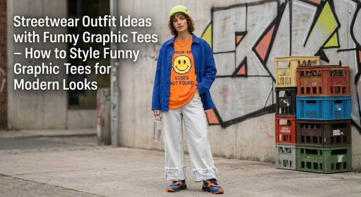 streetwear outfit ideas funny graphic tees