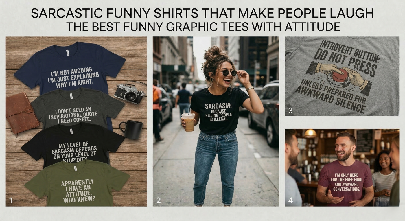 sarcastic funny graphic tees design